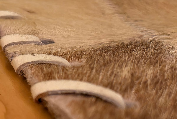 natural book stitching