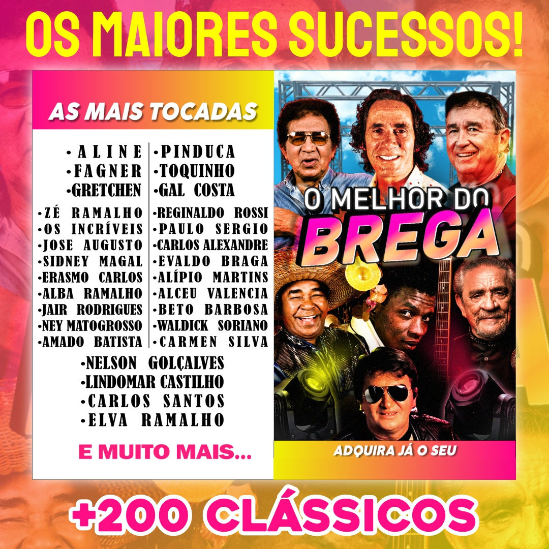 PENDRIVE GRAVADO BREGA +200 MUSICAS