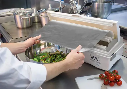 Thumbnail: Wrapmaster 4500 duo dispenser takes 2 rolls