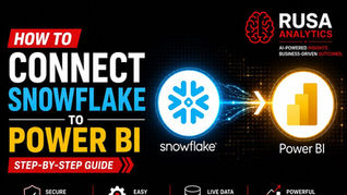 how to connect Snowflake to Power BI for data analysis and interactive reporting