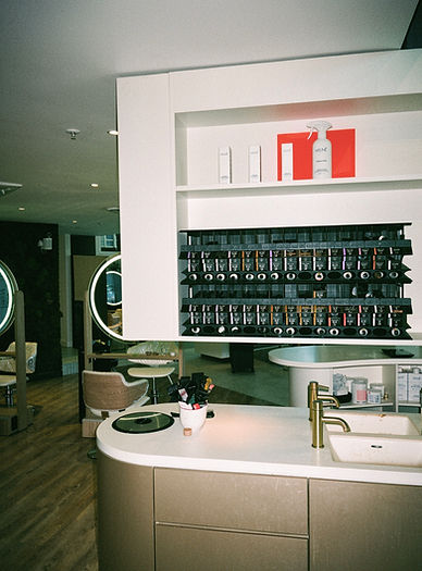 Hair Colour Tubes within the salon