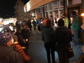 Nelson candlelight vigil held outside MLA's office to remember those lost to climate disasters
