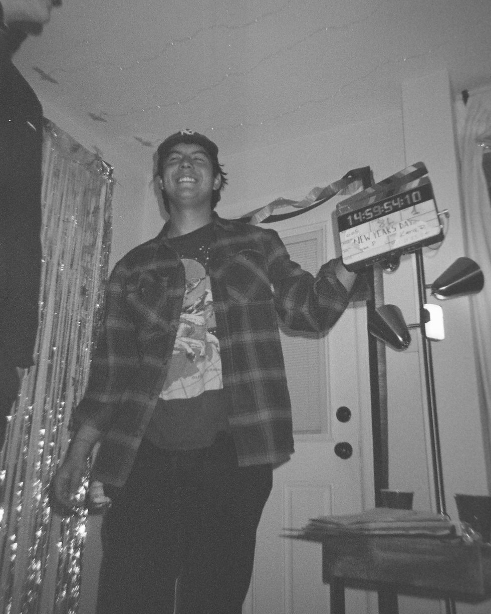 A photo of me, Xavier Jordan, working as 2nd AC for New Year's Day (2025).