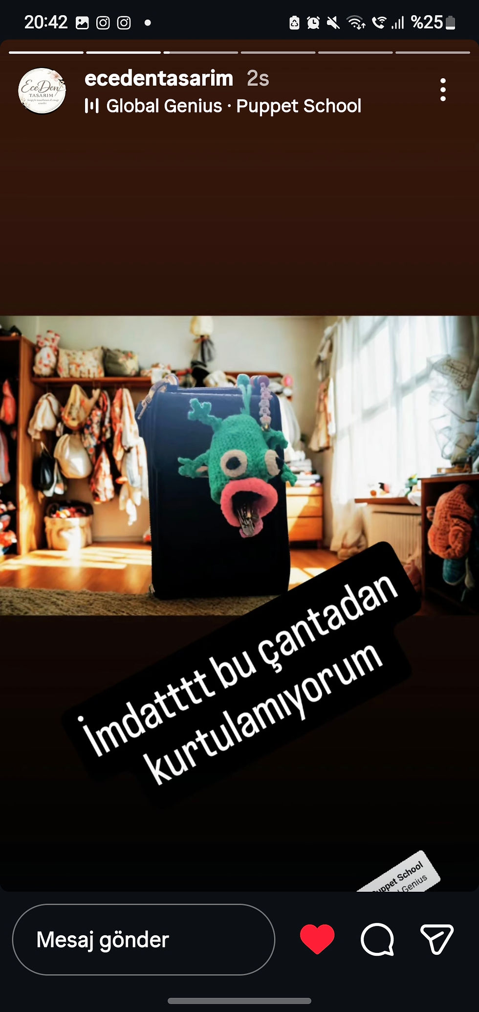 Küçük resim: Anahtar Yutan Şaşkın Kurbağa  keychain,keyholder,amigurumi  handmade key holder 