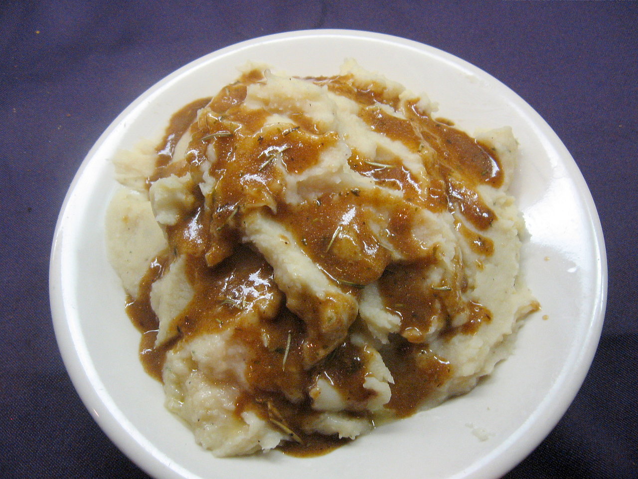 Garlic Mashed Potatoes & Gravy