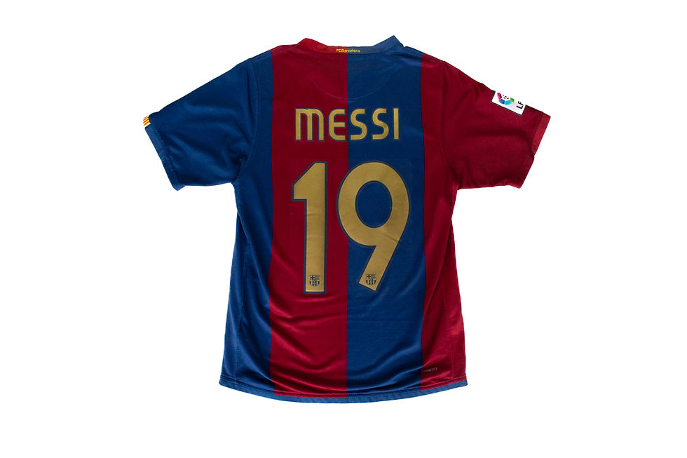 Messi Barcelona 2006-2007 Home Football Shirt