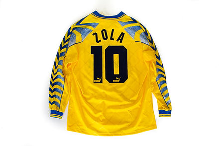 【正規品】PARMA A.C.  1995/1997 ゾラ ZOLA Parma 1995-1997 Away L/S Football Shirt #10 Zola XL | Mystery Shirts