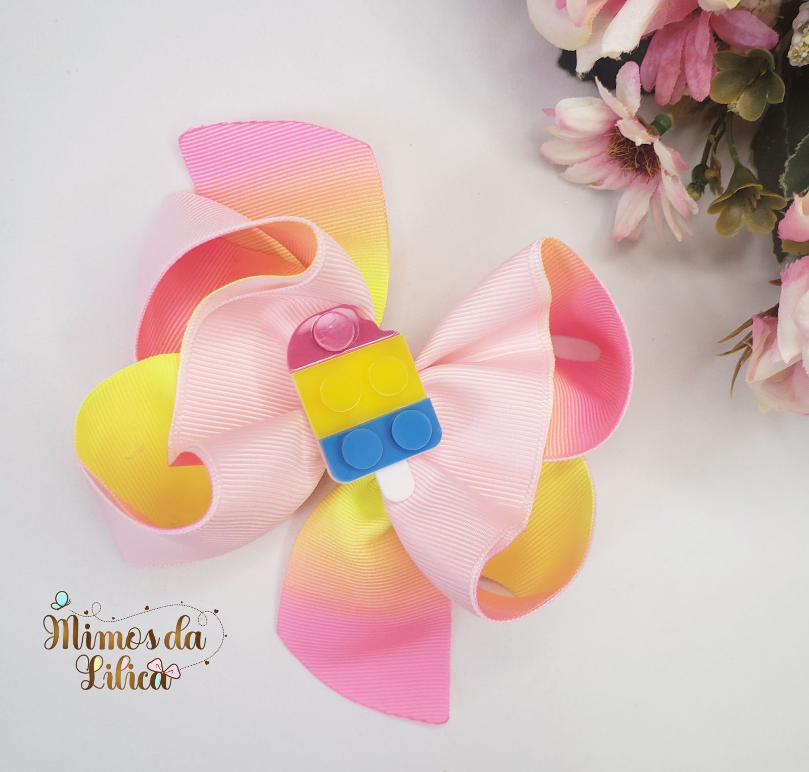 Laço Infantil Estilo Pop It Picolé