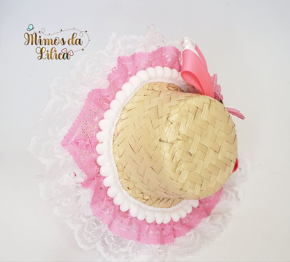 Miniatura: Tiara Infantil com Chapéu Junino
