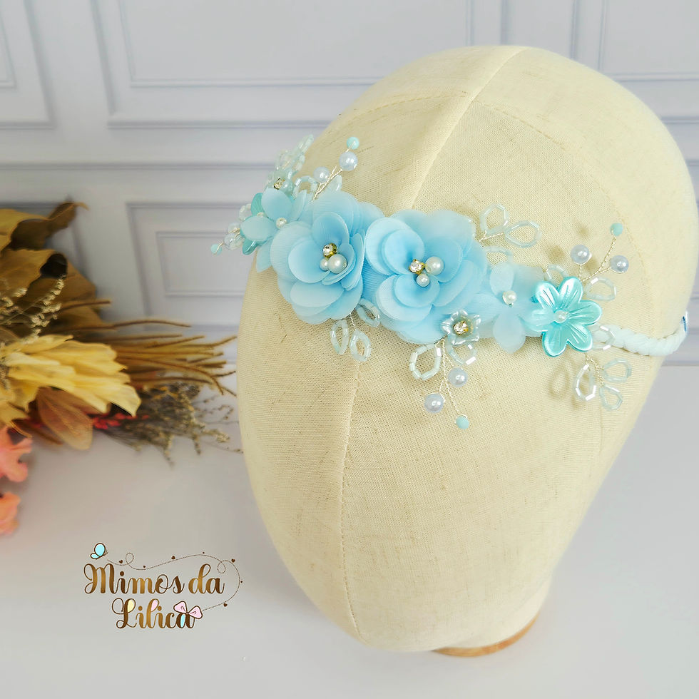 Faixinha Trançada Jardim Encantado da Zoe