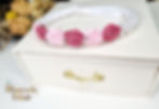 Thumbnail: Headband Bordada com Pérolas e Flores de Rococó