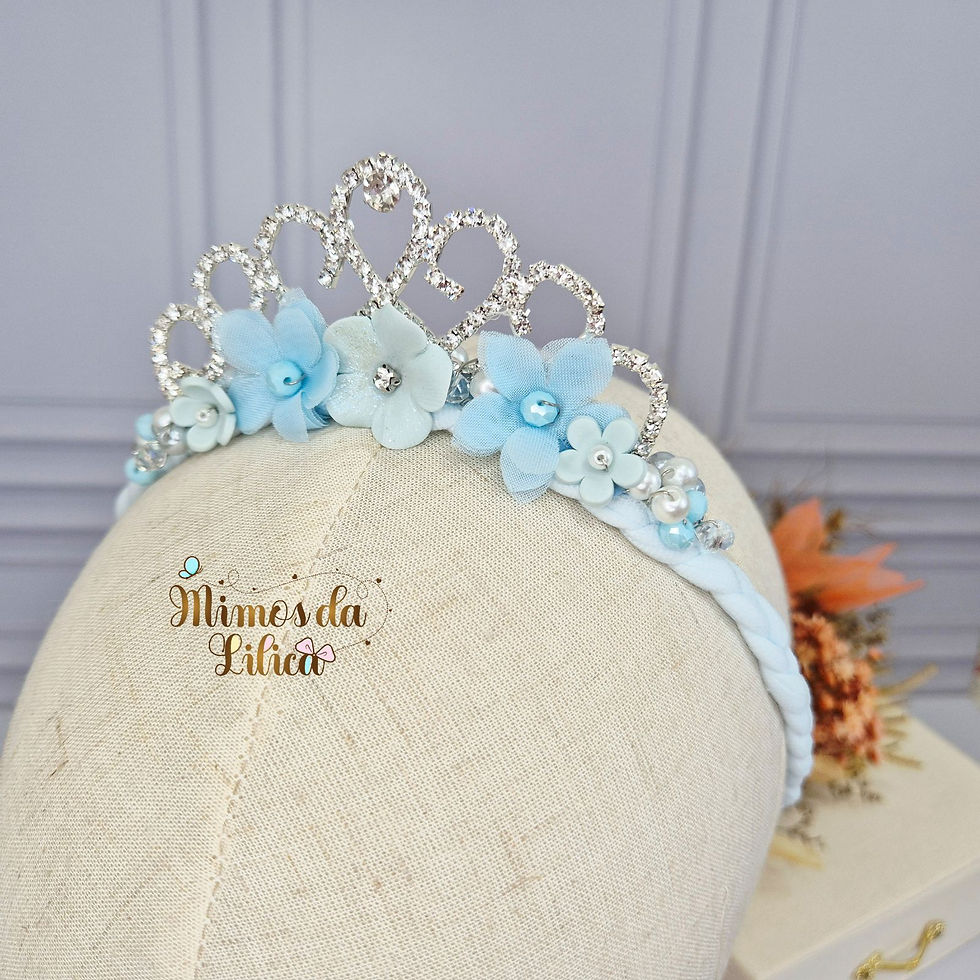 Miniatura: Coroa de Princesa para Bebê