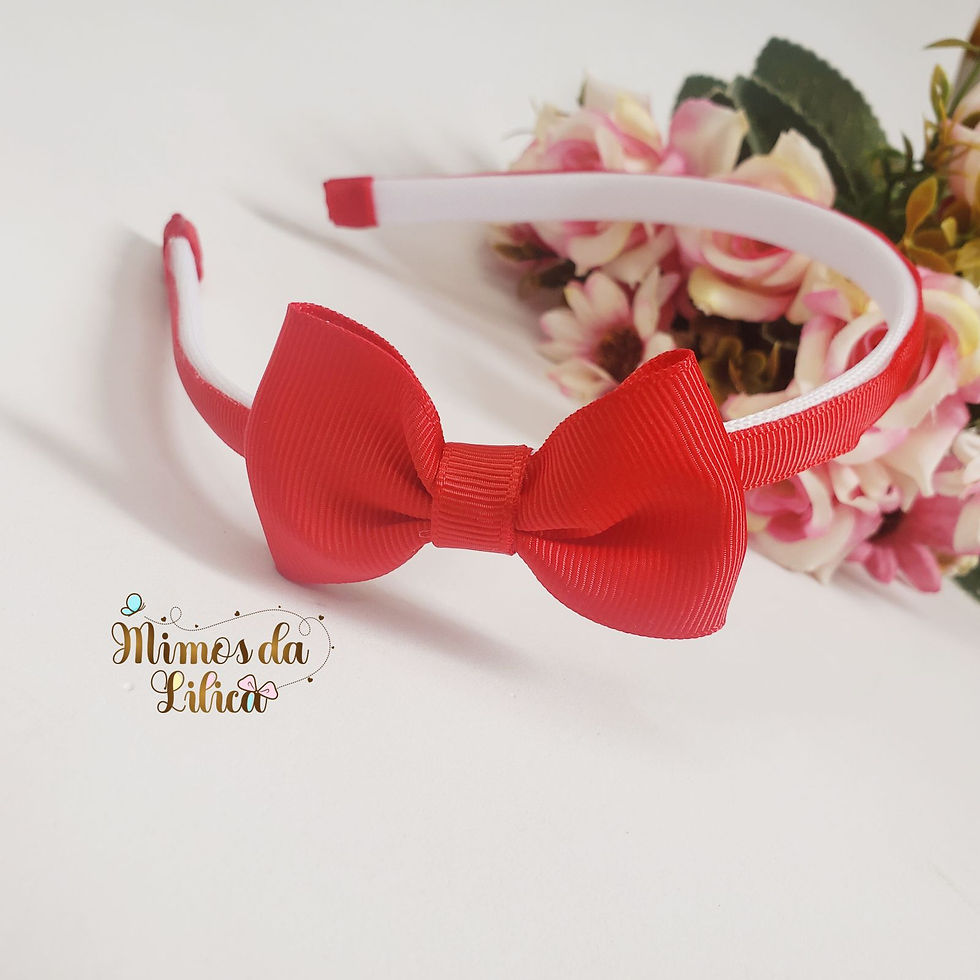 Miniatura: Tiara Infantil com Lacinho
