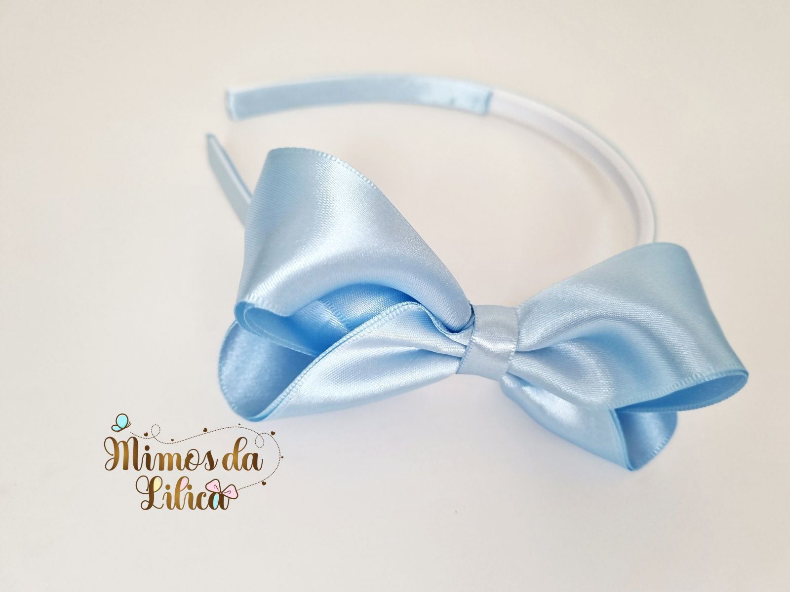 Tiara com Laço Boutique (cetim)