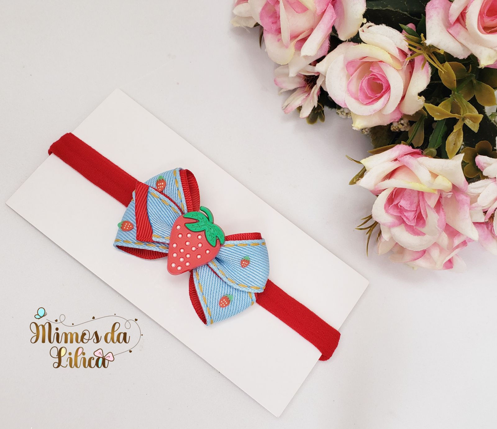 Faixinha Slim com Lacinho de Fruta