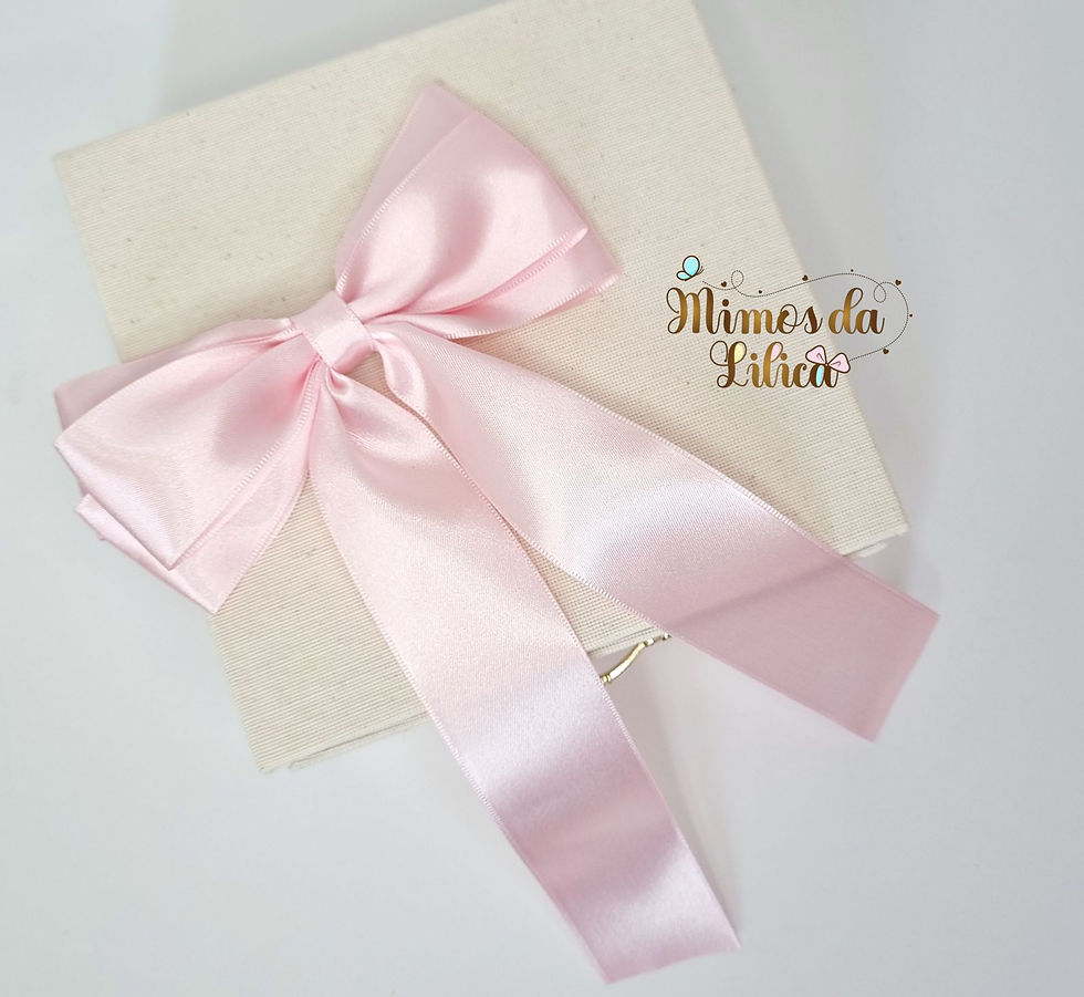 Miniatura: Laço com Pontas de Cetim