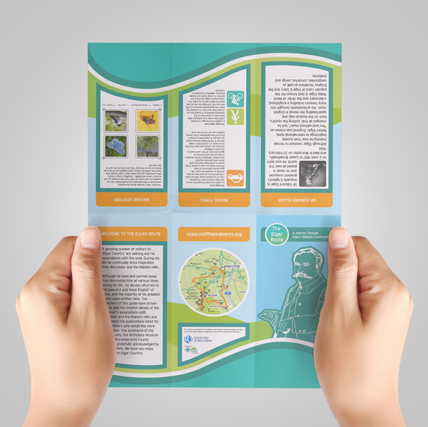 Opened Leaflet Mock-up