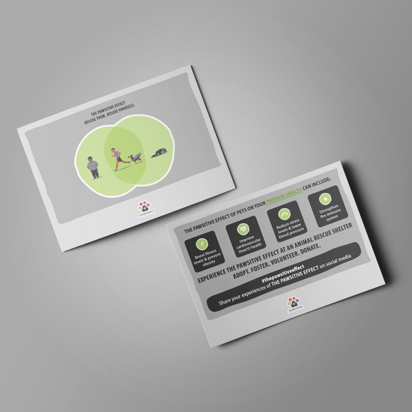 The Pawsitive Effect Postcard #1 [Physical Health]