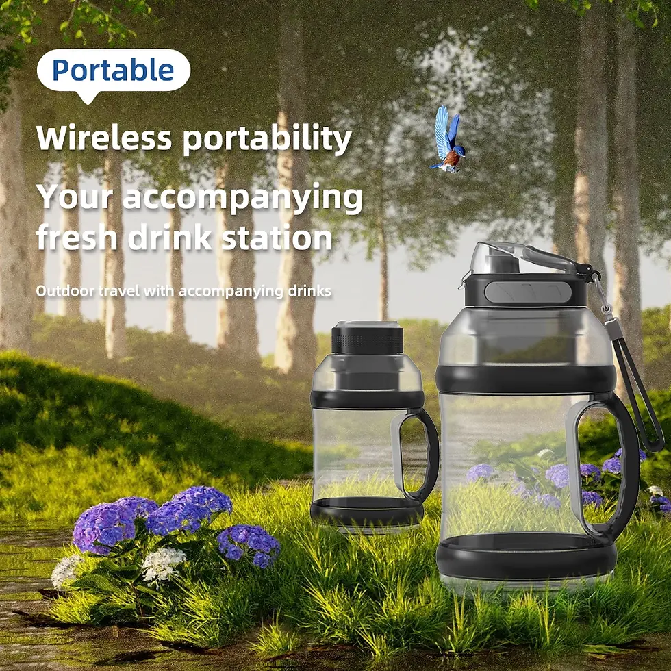 Thumbnail: 2L Big Capacity Fruit Blender for Outdoor Going Electric Rechargeable Portable