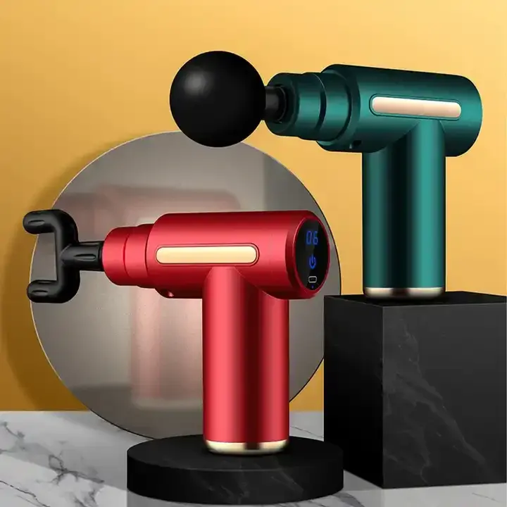 Thumbnail: Cordless Rechargeable Handheld Body Massage Gun Convenient Portable Product