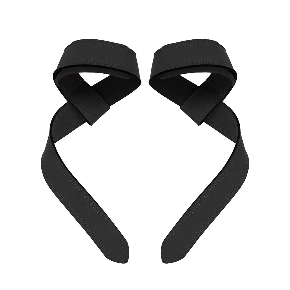 Thumbnail: LADYGLOW OEM Weight Lifting Deadlift wrist Straps  High Quality Microfiber