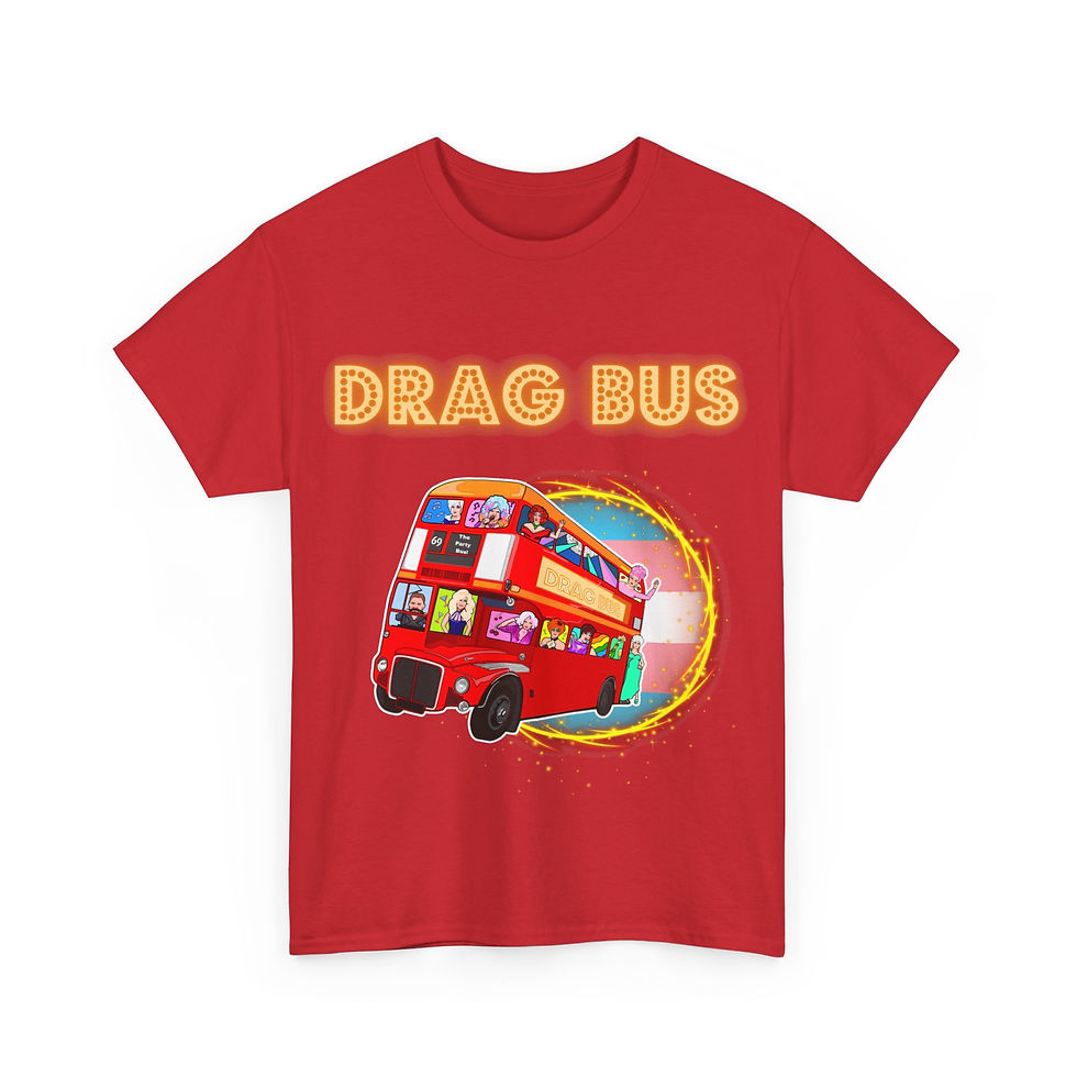 Thumbnail: Dragbus Pride 2025 Heavy Cotton Tee