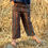 Thumbnail: Ajrakh Patterned Pants - Blue & Red
