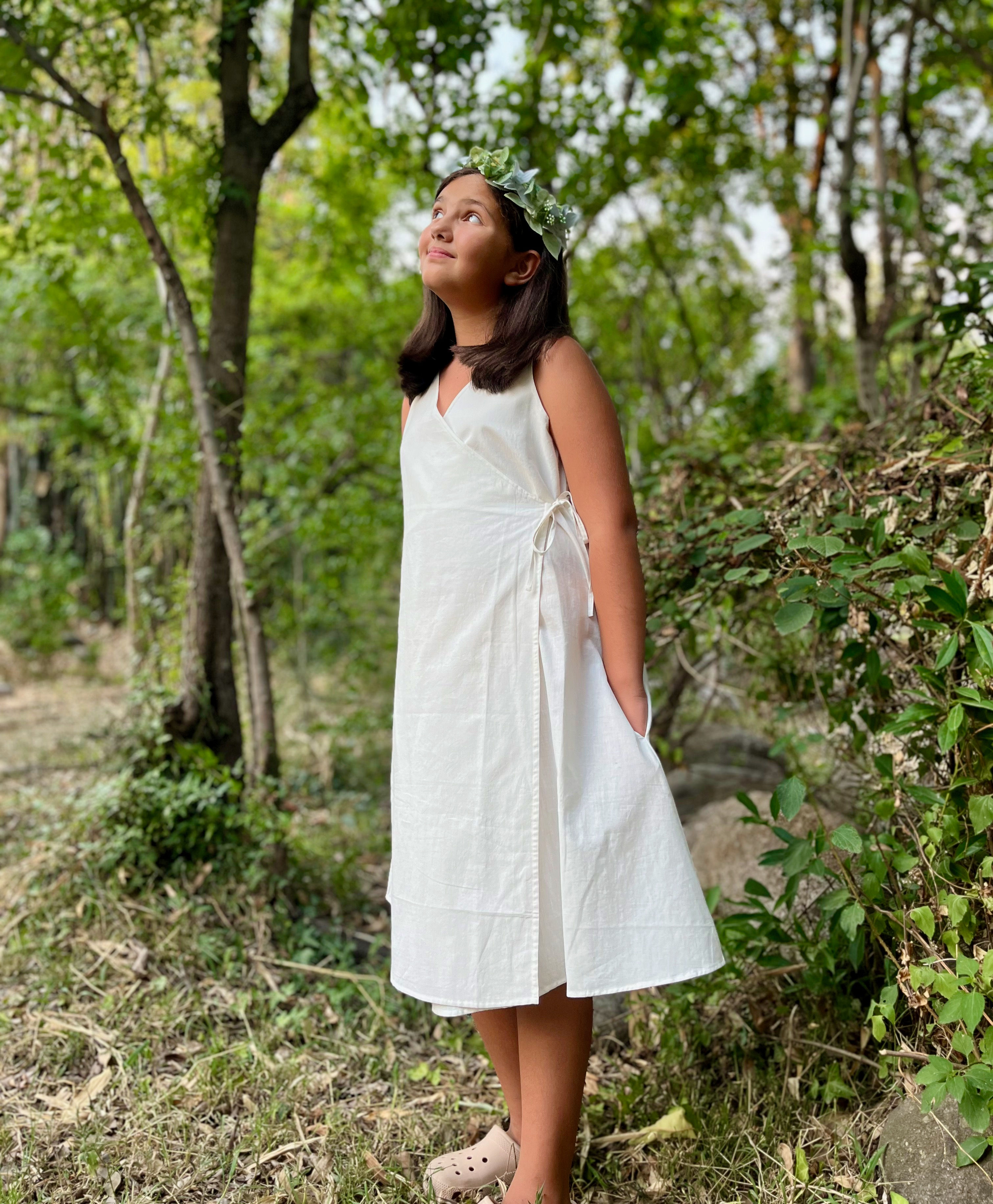 Summer Dress - Cloudy White