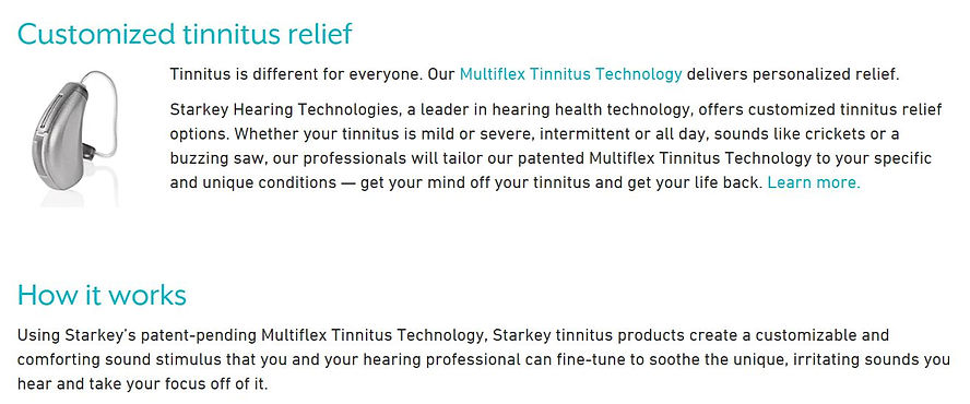 Customized Tinnitus relief