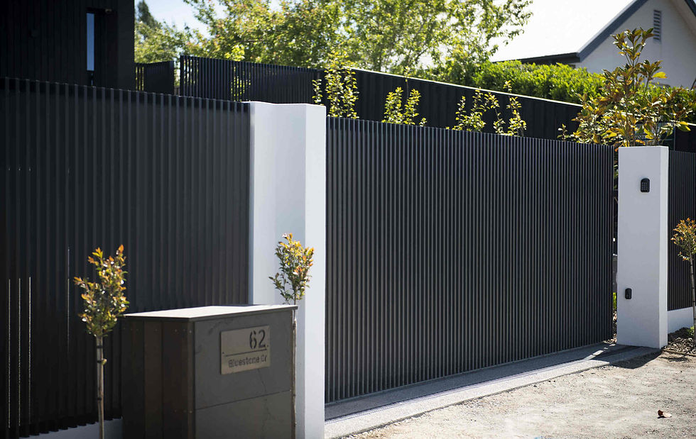 Electric Gate installed by Designer Gates in Christchurch
