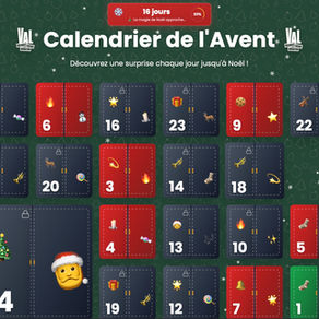 Connectez-vous au calendrier de l'Avent numérique du VAL Courbevoie !