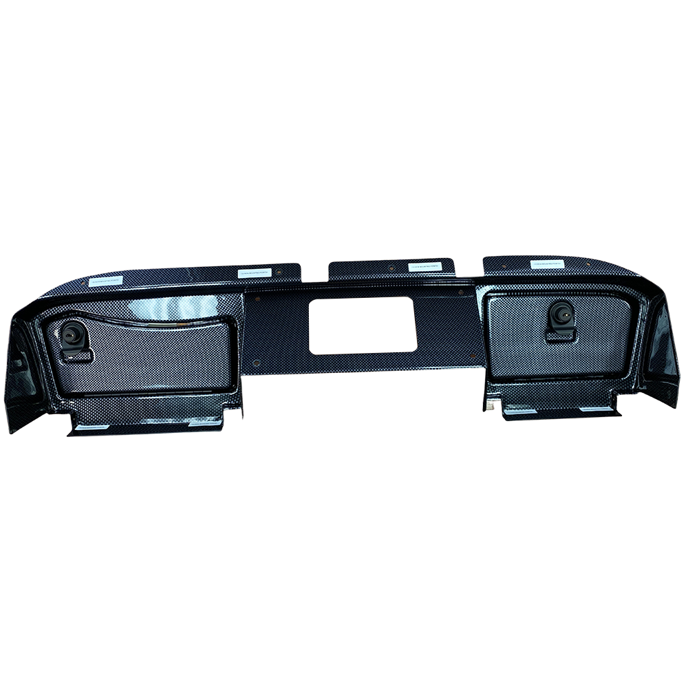 Dash Cover Assembly - EZGO RXV - 2016-2019 - Carbon Fiber