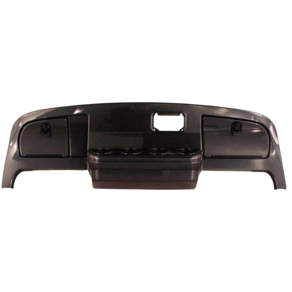 Dash Cover Assembly - EZGO TXT - 1994-2013 - Carbon Fiber - w/o Cutout for Radio