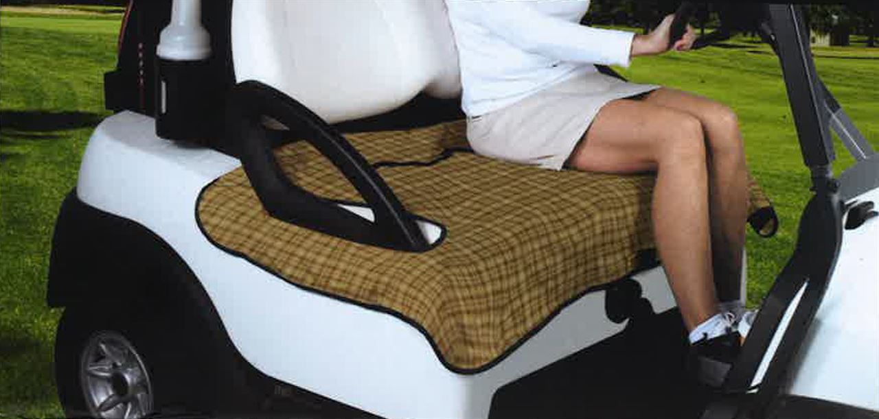 Golf Seat Blanket - Plaid