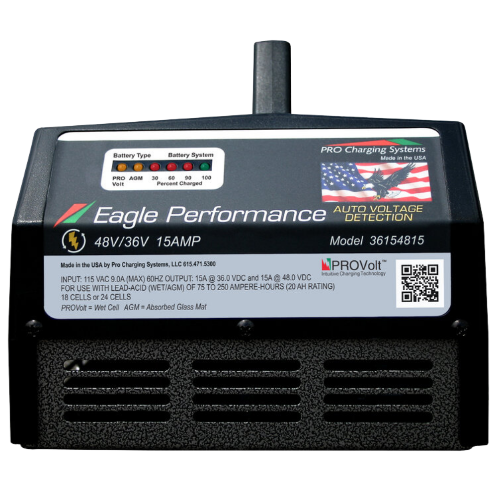 PRO CHARGER - 36V/48V 15AMP AUTO VOLT DETECTION - CABLE NOT INCLUDED