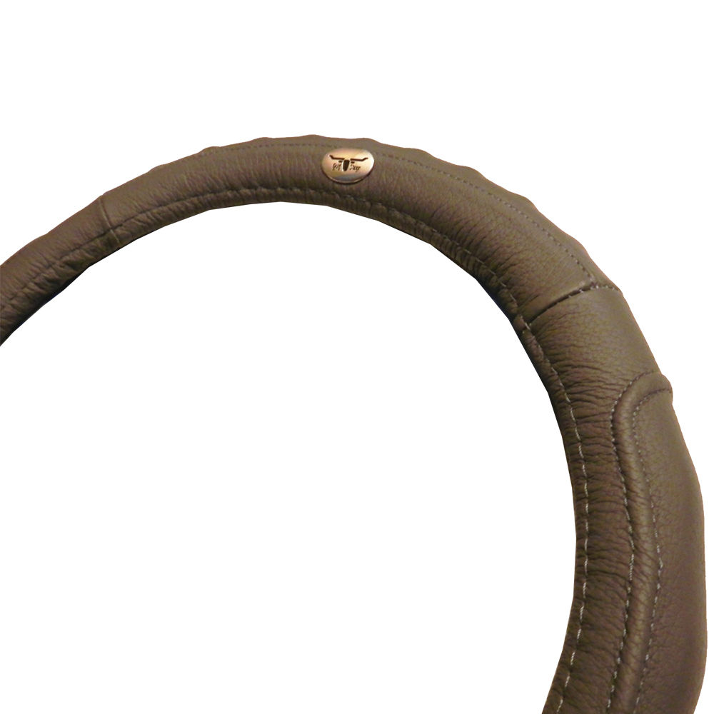 Steering Wheel Cover - Club Car 2011+ / EZGO - Star Car - Gray Leather