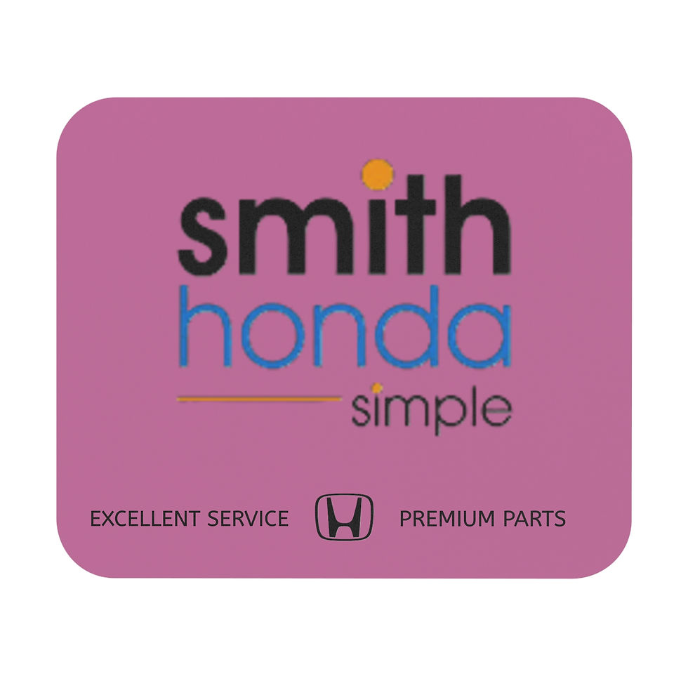 Smith Honda Mouse Pad - Light Pink