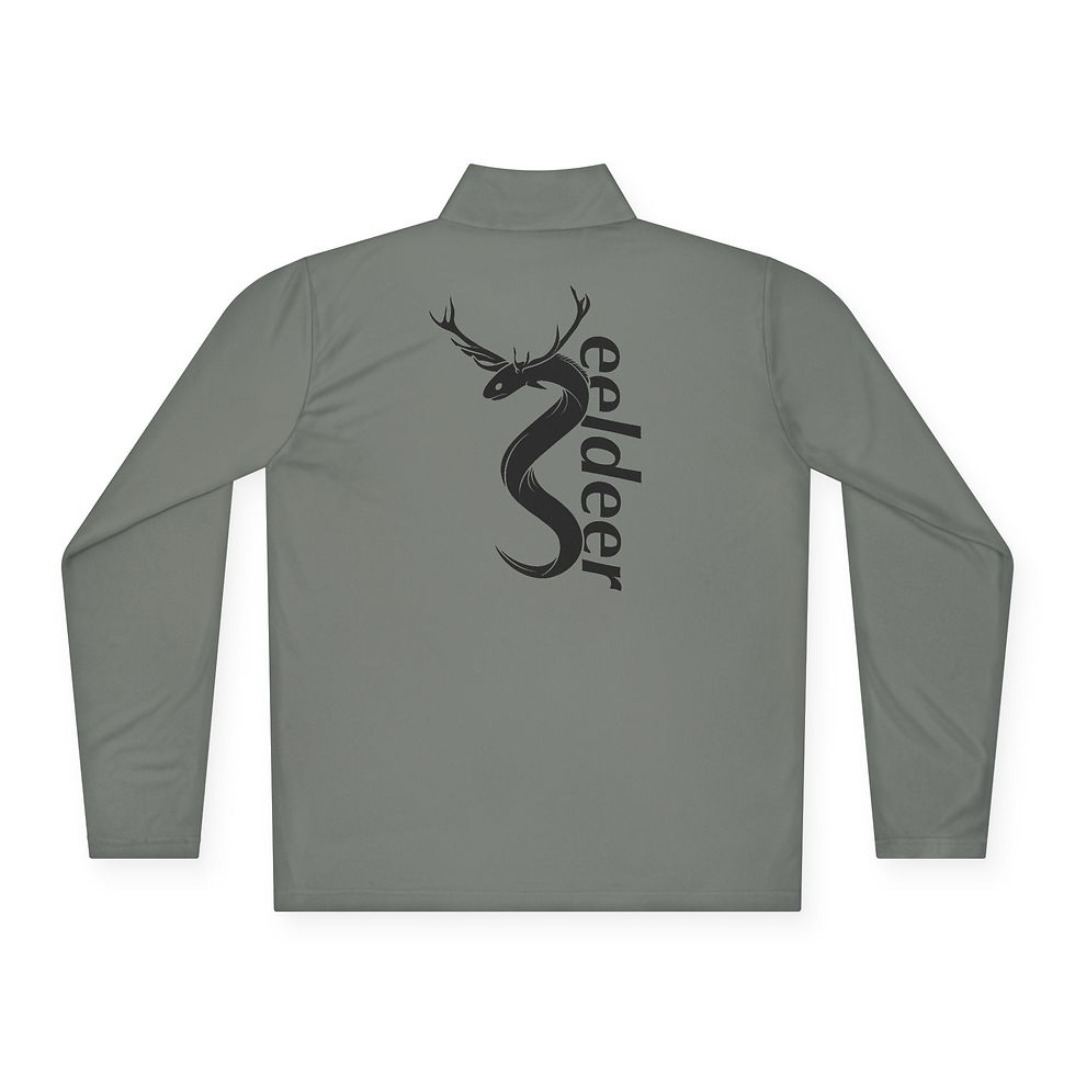 Thumbnail: 3Six "eeldeer" Unisex Quarter-Zip Pullover