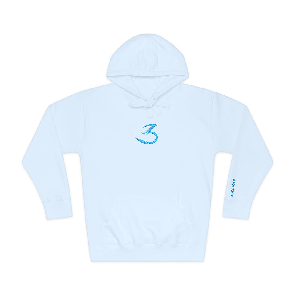 Thumbnail: 3Six Premium Unisex Fleece Hoodie 'Embroidery'