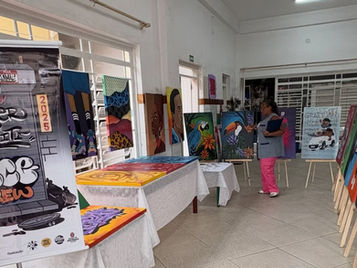 Exposição de Artes no Instituto Rogacionista Santo Aníbal!