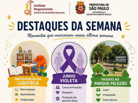Momentos especiais! — Centro de Acolhida Zancone