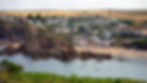 a seaside town from across the water