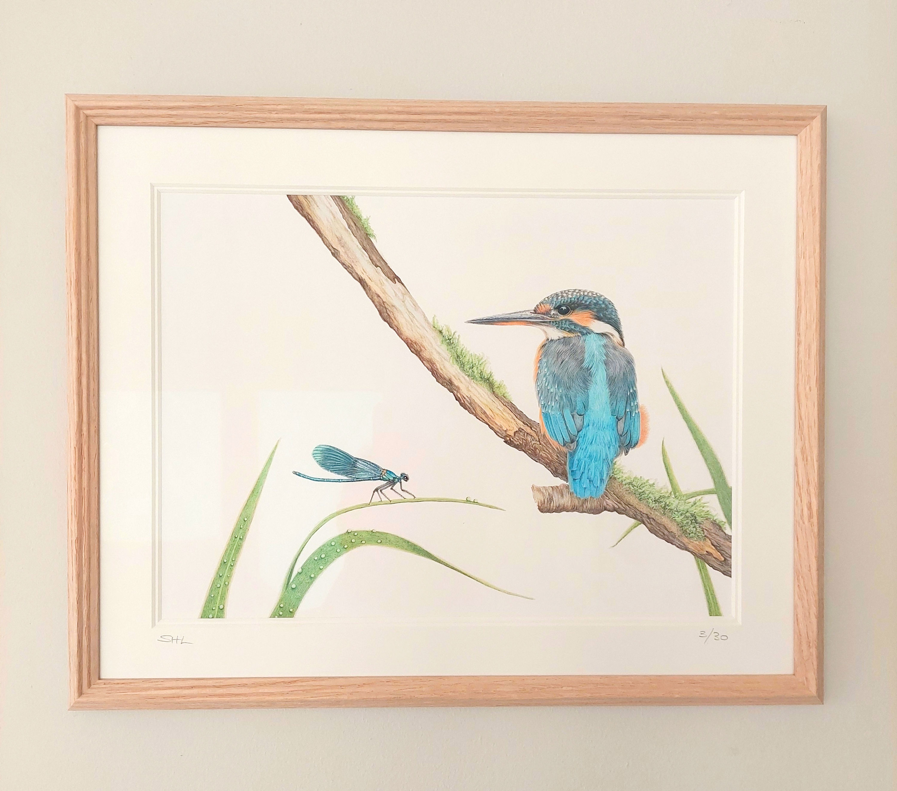 'ON THE RIVERBANK' Limited Edition Print - Framed