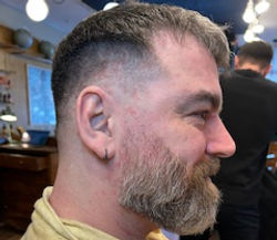 Skin fade and beard trim