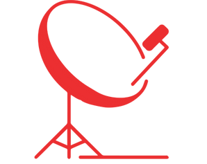 DTH Dish Vector – Satellite TV Antenna Icon