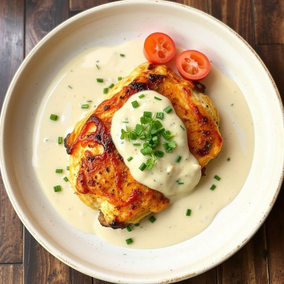 chicken breast with creamy sauce