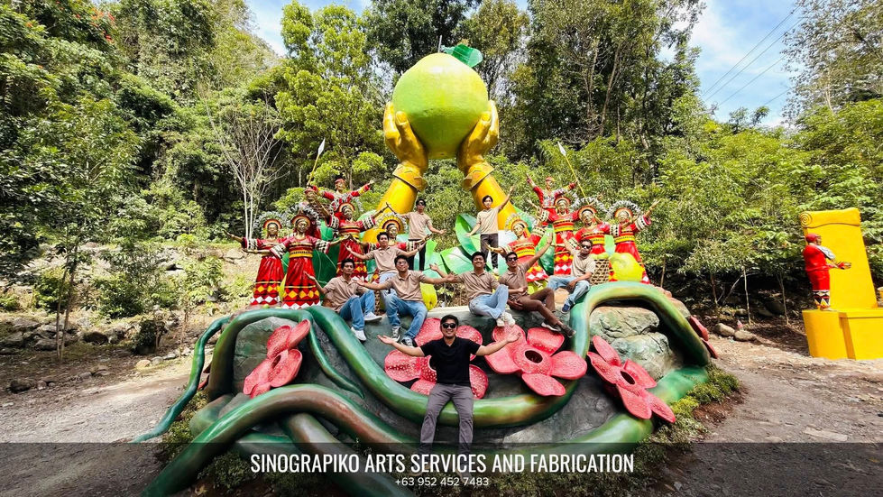 Baungon Cultural Landmark by Sinograpiko with the artists