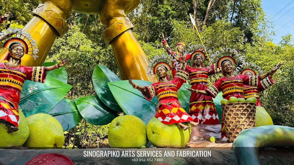 Baungon Cultural Landmark by Sinograpiko with small pomelo view
