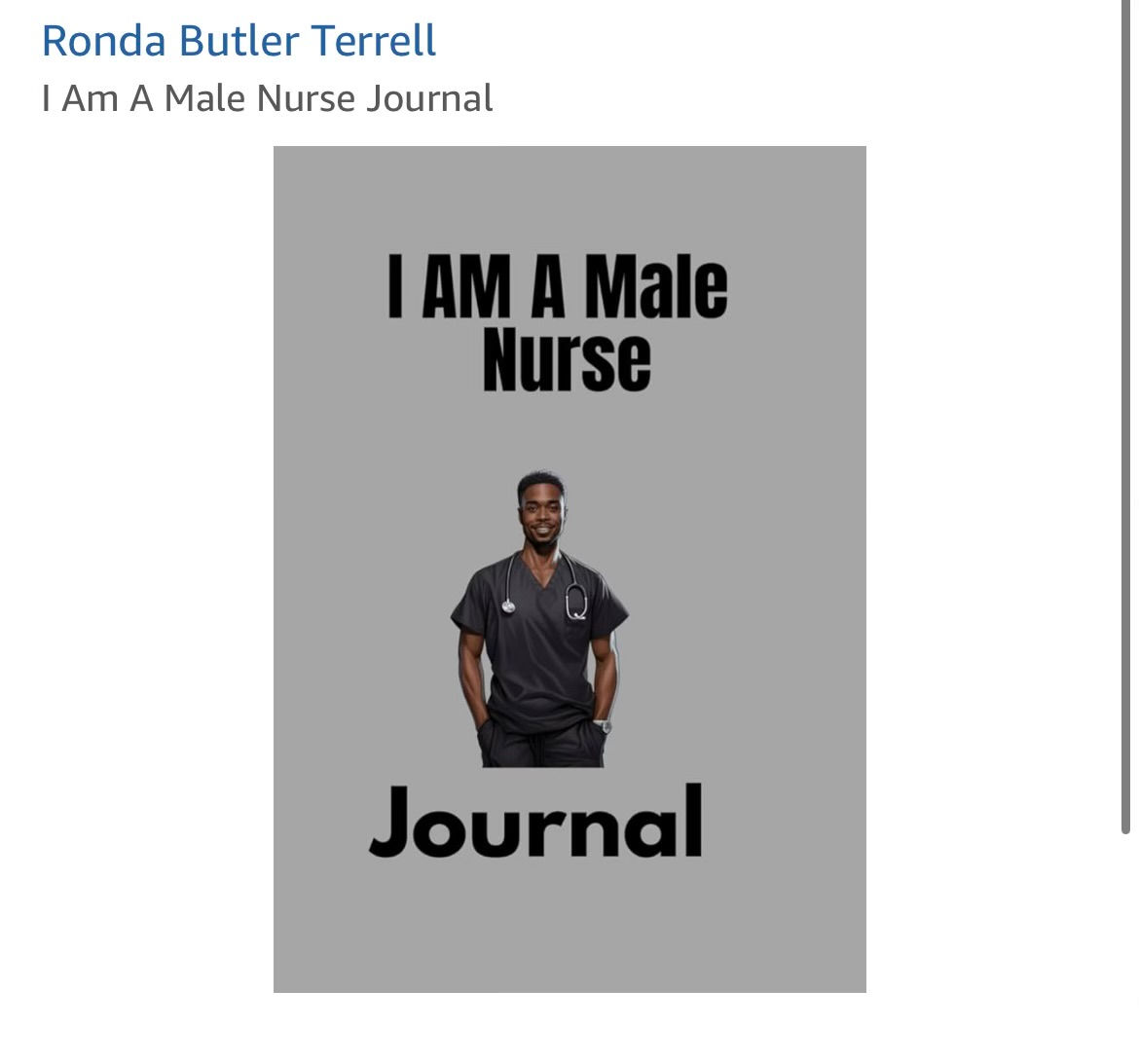 Male nurse journal