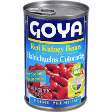 Goya Red Kidney Beans (Olive Oil, Bell Pepper, Tomato), 15 oz.